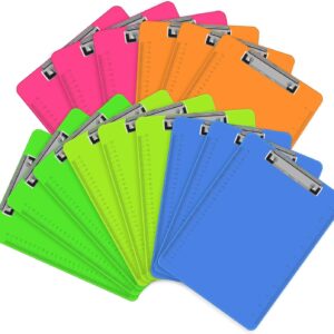Clipboards, HERKKA 15 Pack Plastic Office Clipboards