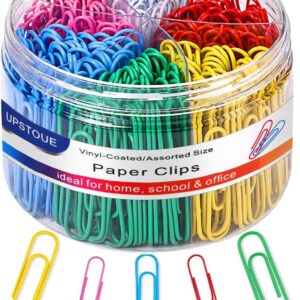 Vinaco Paper Clips Colorful, 400PCS