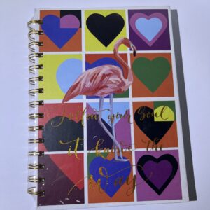 Flamingo Shiny Spiral - Journal